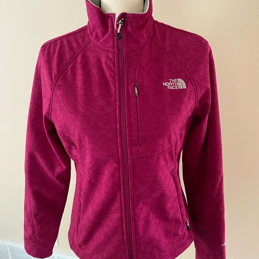The North Face Pink Ski Jacket Full Zip Fleece